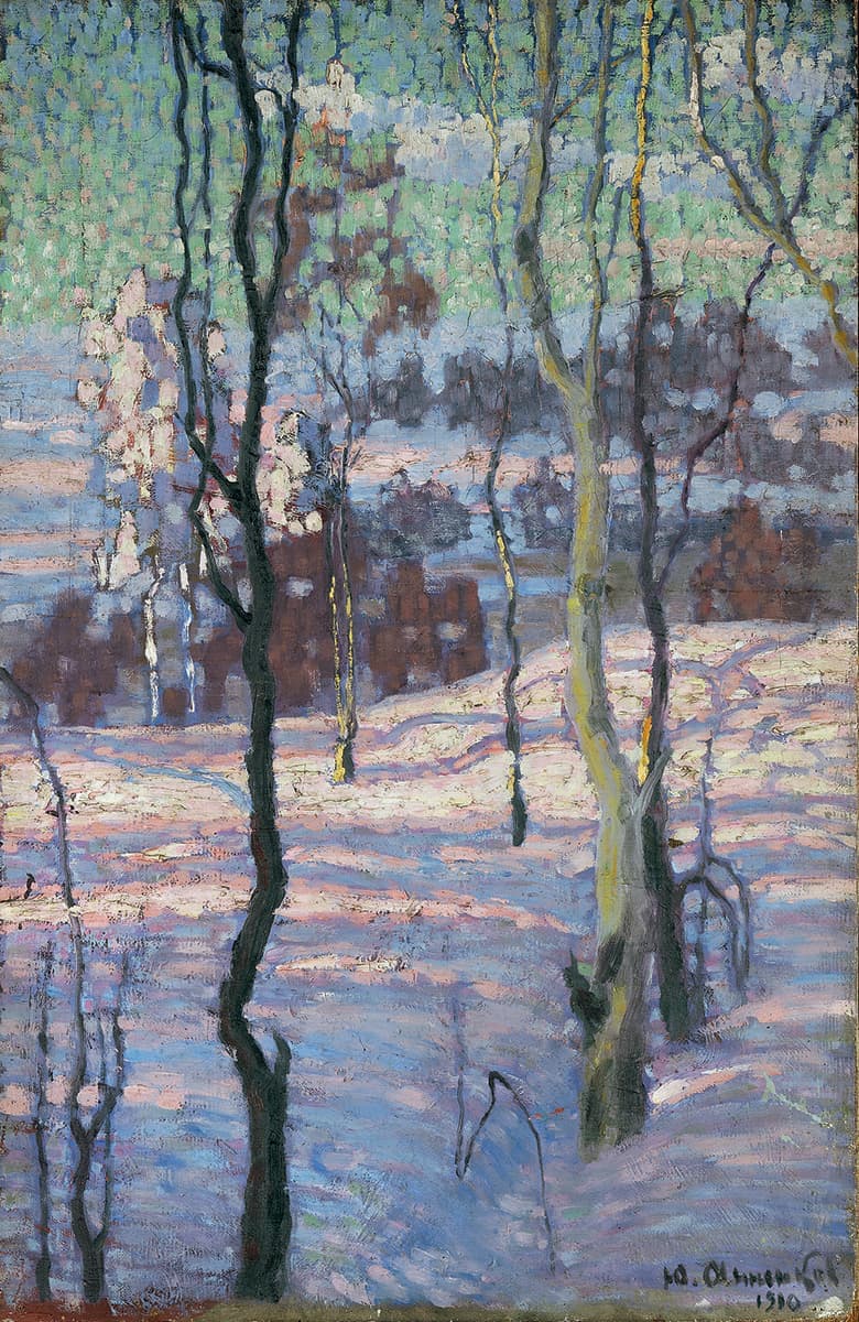 Зимний пейзаж. 1910. © Государственная Третьяковская галерея