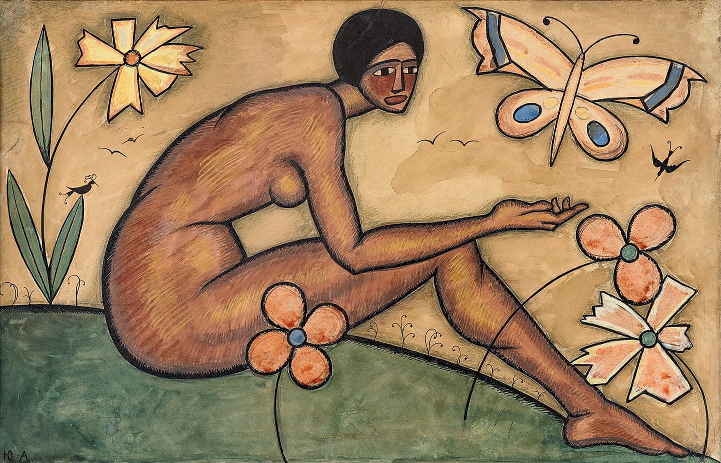 Негритянка. 1915. © Собрание А. А. Васильева