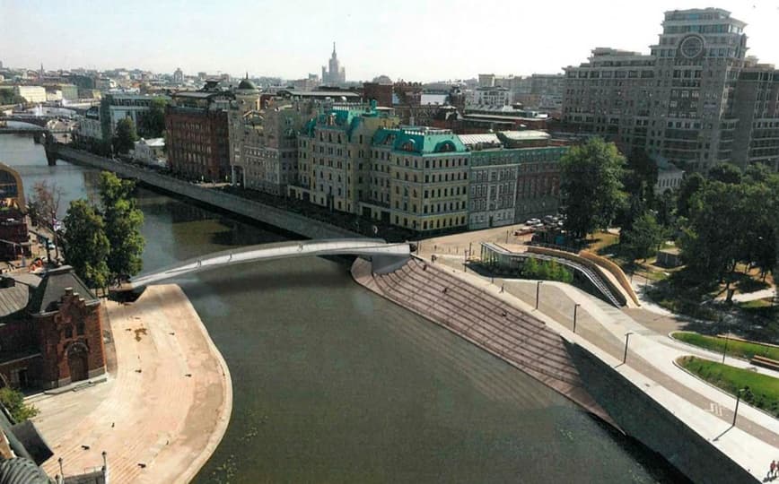 В Москве появится пешеходный мост от Красного Октября к Музеону В Москве появится пешеходный мост от Красного Октября к Музеону