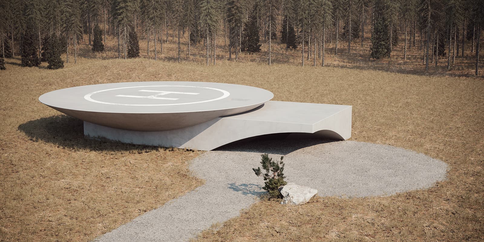 Проект подземного дома Plan B от Sergey Makhno Architects