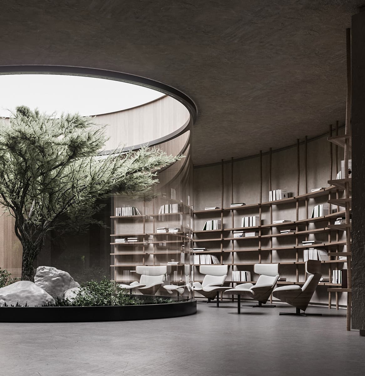Проект подземного дома Plan B от Sergey Makhno Architects