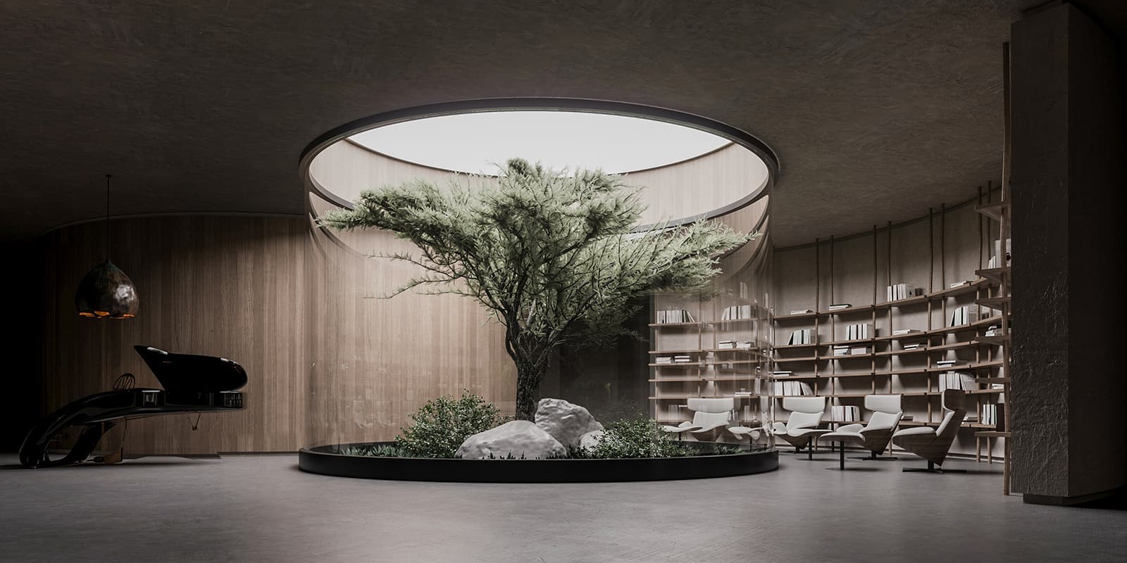 Проект подземного дома Plan B от Sergey Makhno Architects
