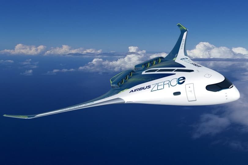 Airbus представили три модели самолетов с нулевым выбросом Airbus представили три модели самолетов с нулевым выбросом