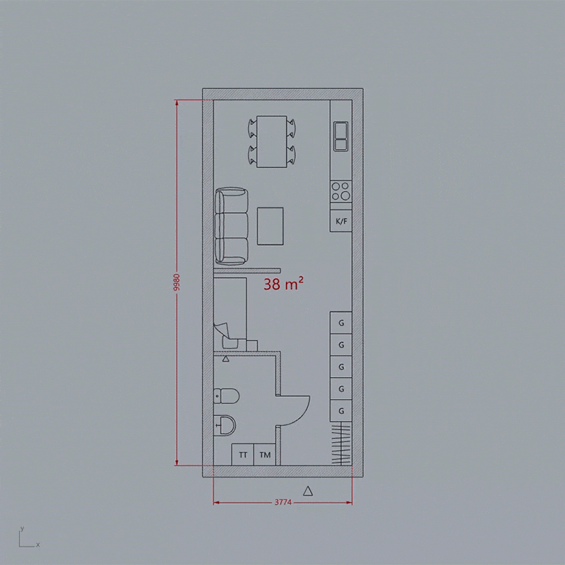 Wallgren Arkitekter и BOX Bygg представляют адаптивные планы для дизайнеров