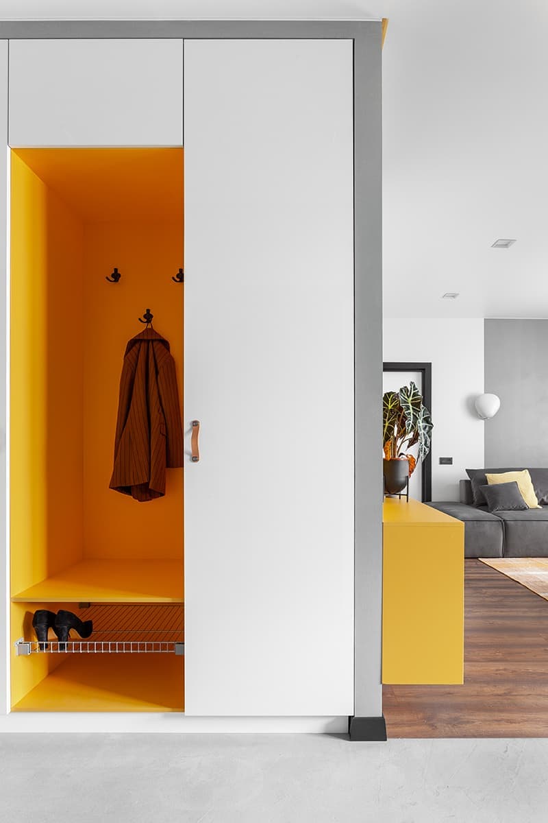 Маленькая квартира с недорогим, но оригинальным дизайном — проект Shiba design buro