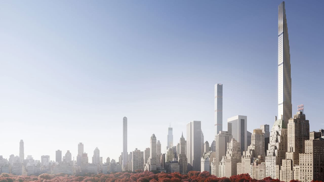 Небоскреб 111 west 57 street в Нью-Йорке