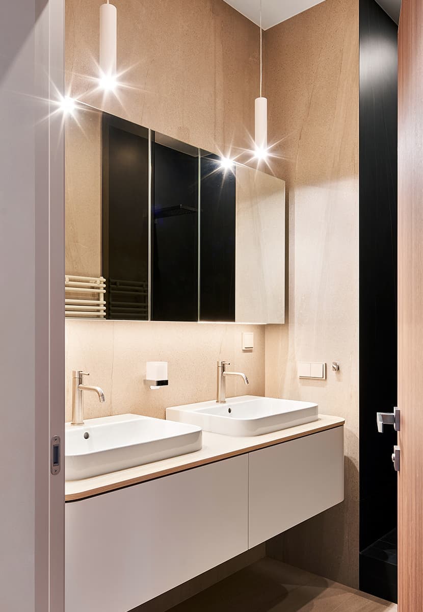 Квартира с камином в стиле эко-минимализм — проект архитектурного бюро Nikolai Bannikov Interiors