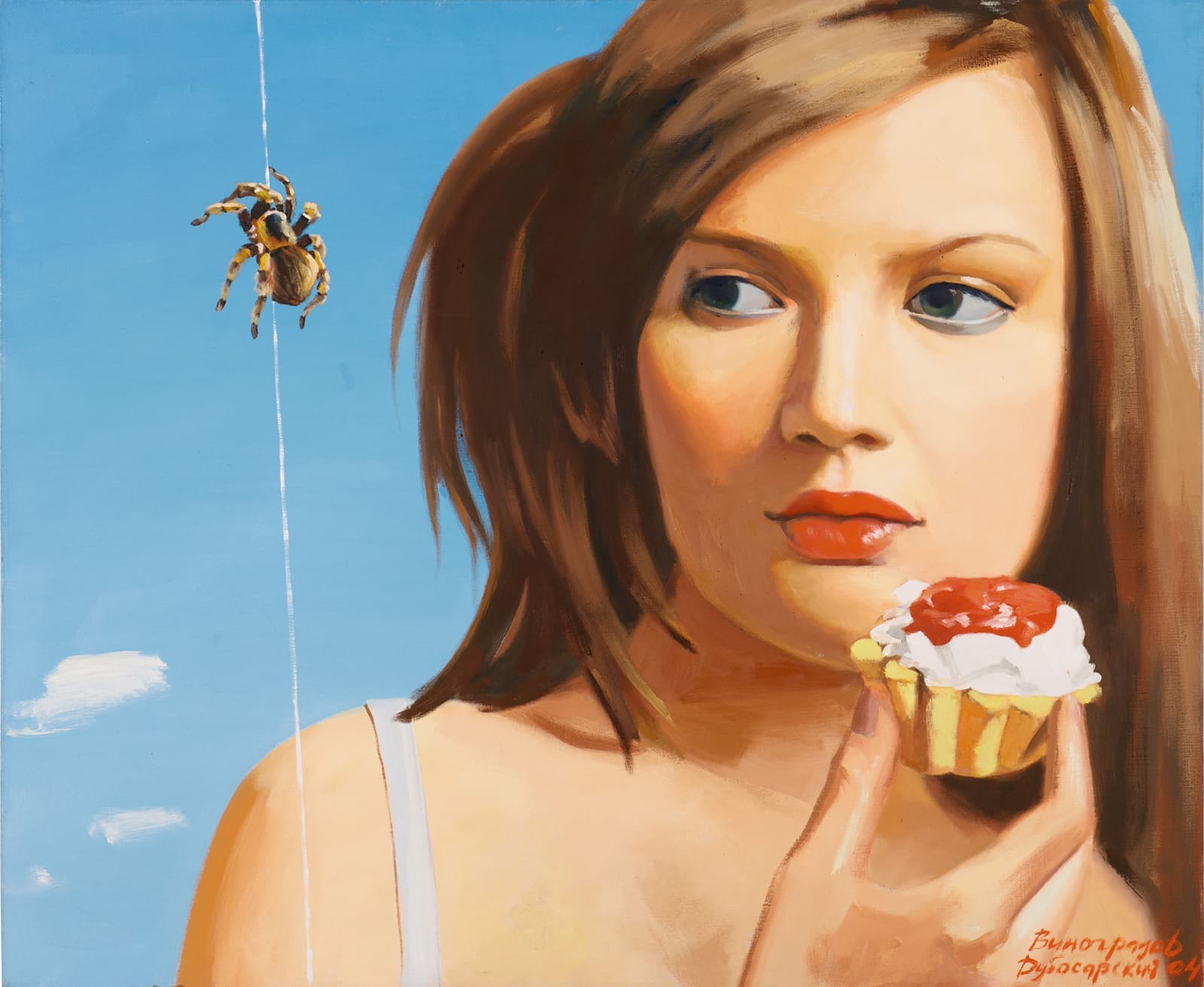 Александр Виноградов, Владимир Дубосарский «Паучок», 2004. Холст, масло, 130х145 см