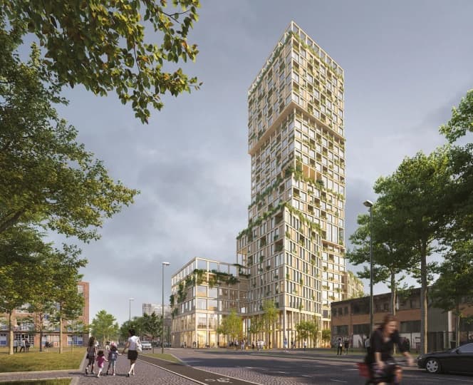 Mad Arkitekter построят деревянный небоскреб в Берлине Mad Arkitekter построят деревянный небоскреб в Берлине