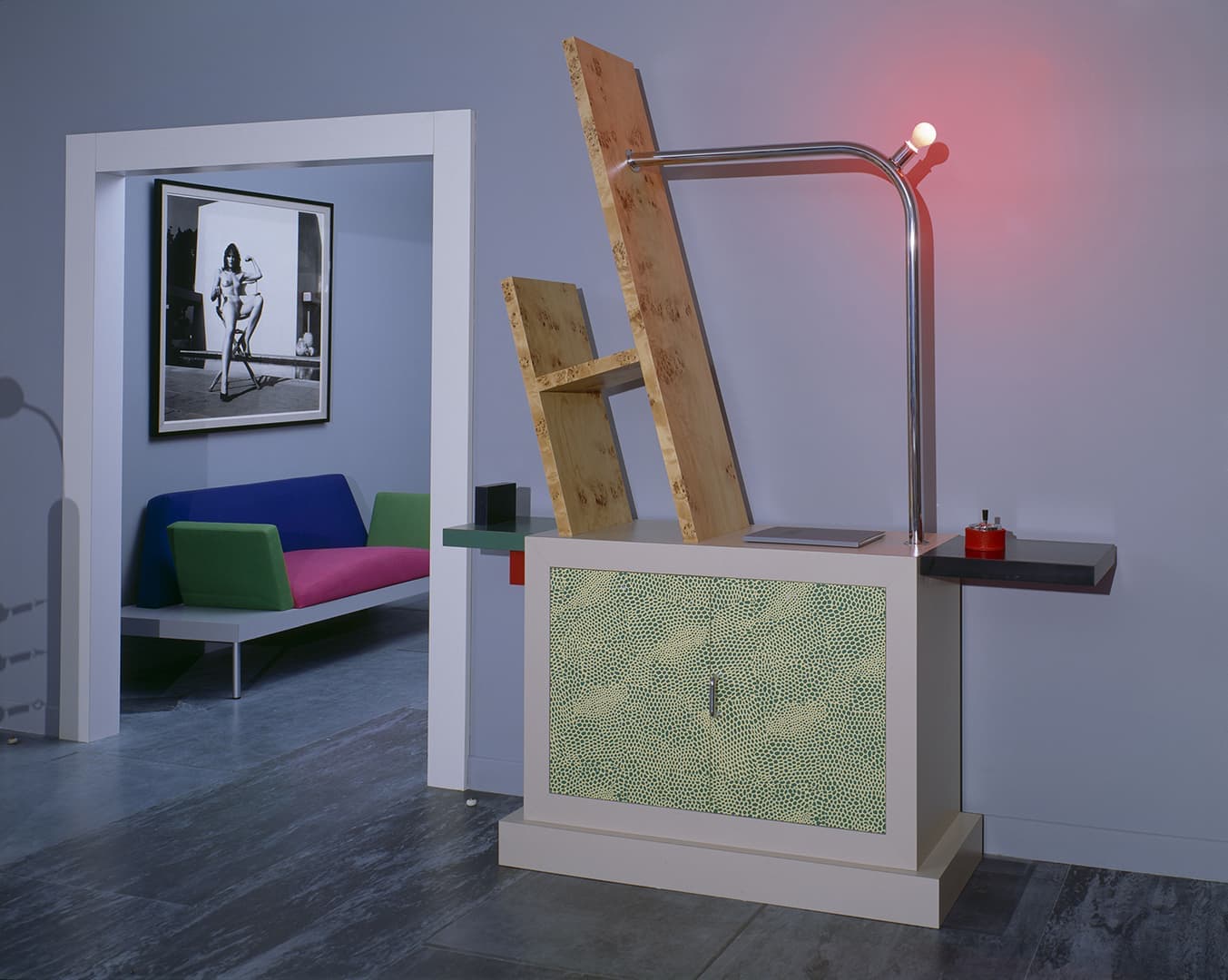 Буфет Beverly в апартаментах Карла Лагерфельда в Монте-Карло, 1982
