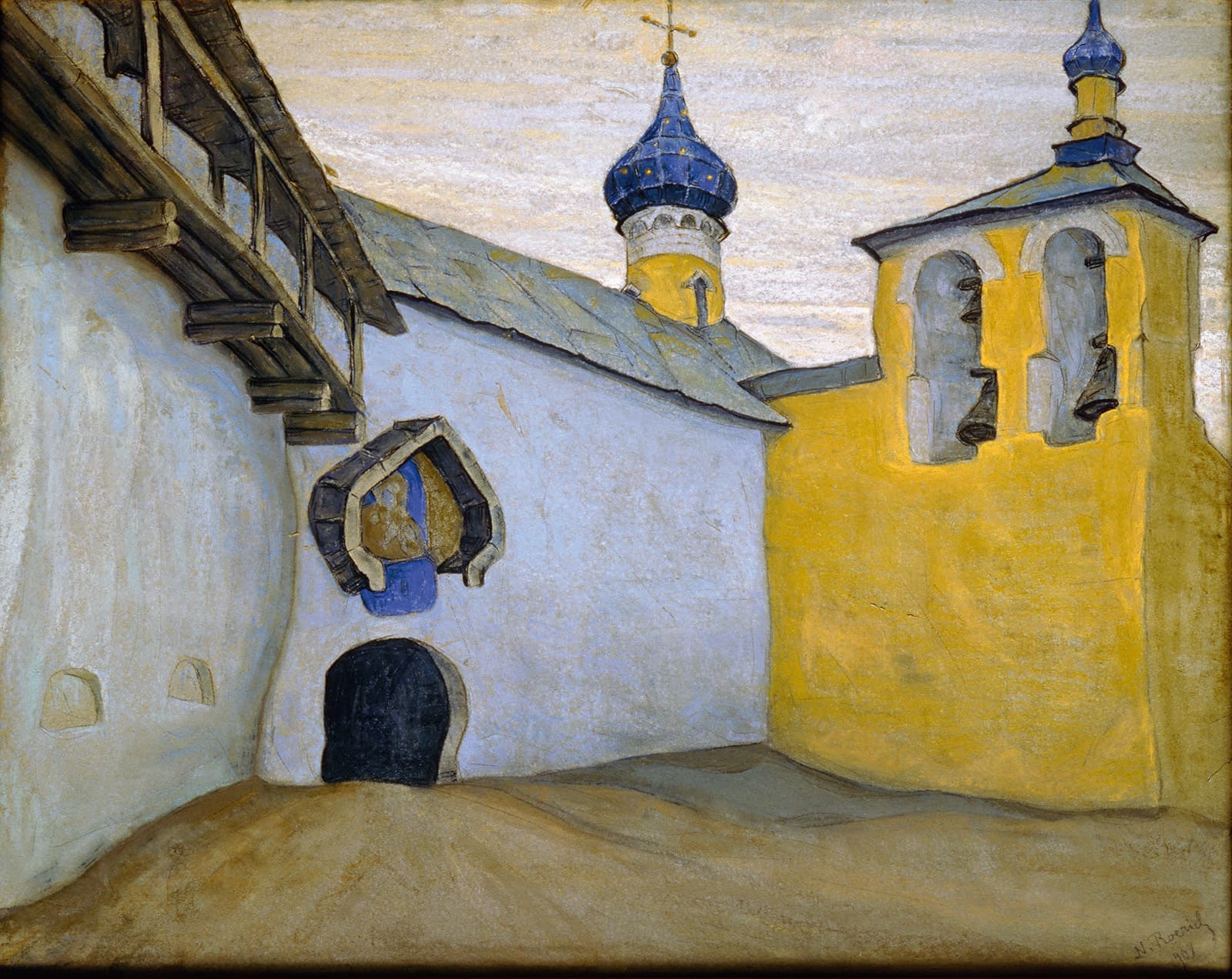 Николай Рерих. Псково-Печерский монастырь. 1907