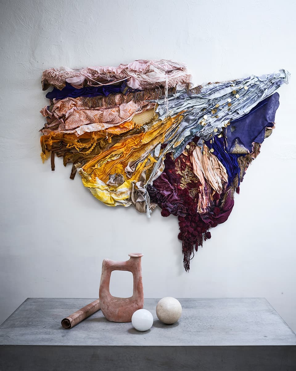 Фемке ван Гемерт, текстильные панно. Фото: Jeroen van der Spek. Стайлинг: Cleo Scheulderman