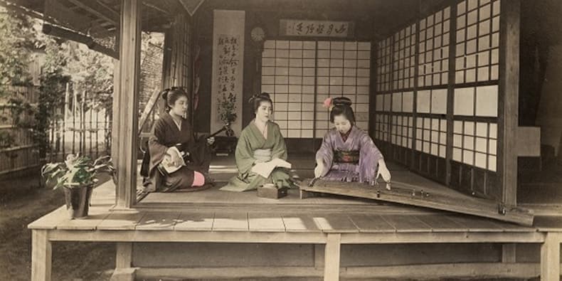 Старинная японская фотография