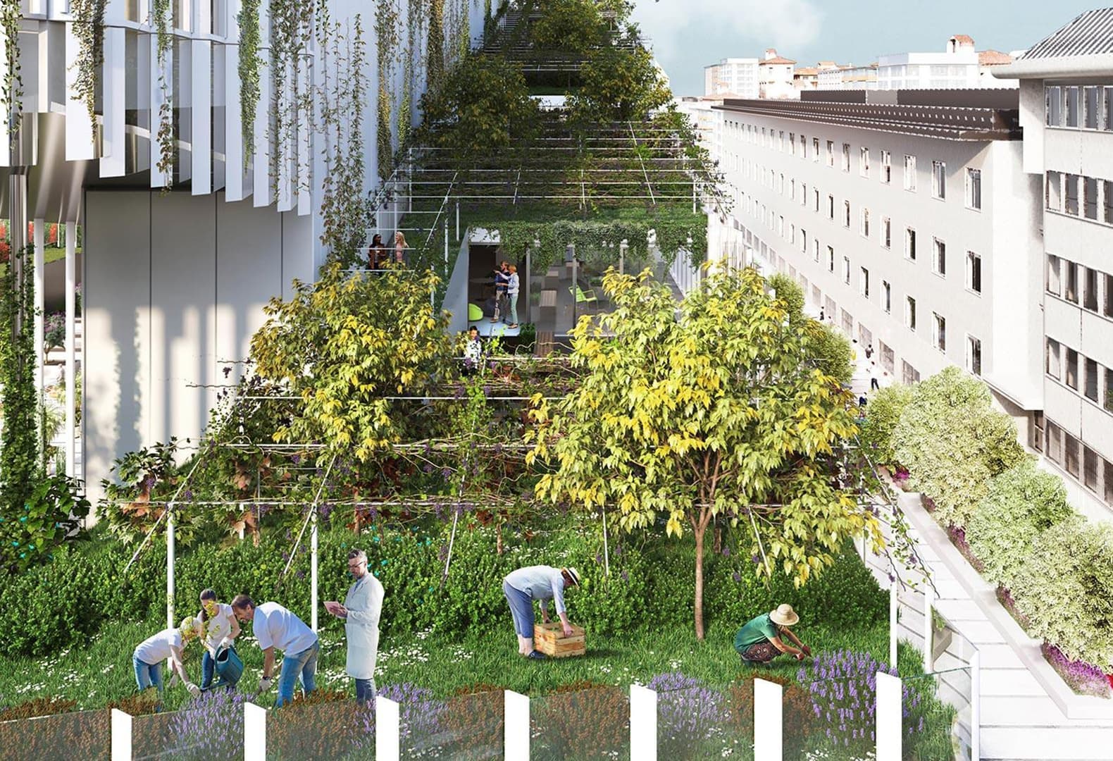 Здание Vitae, Carlo Ratti Associati (2022). Фото: © CRA-Carlo Ratti Associati