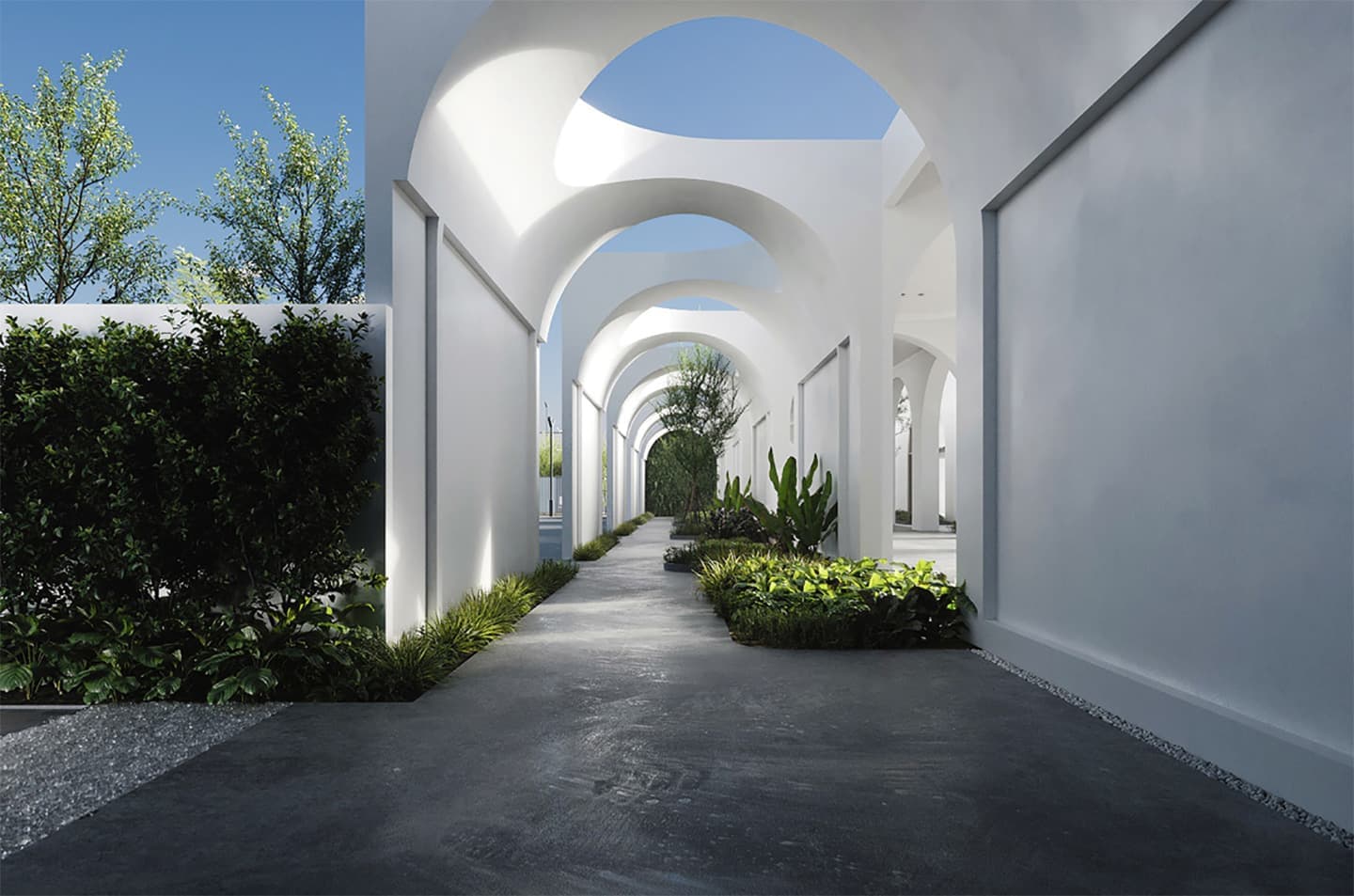 Aube Wedding Venue. Архитектор: PHTAA Living Design. Визуализация: Елизавета Иванова