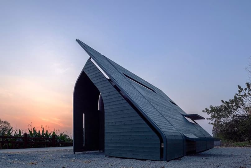 Деревянный павильон от LIN Architects, который исследует поведение человека