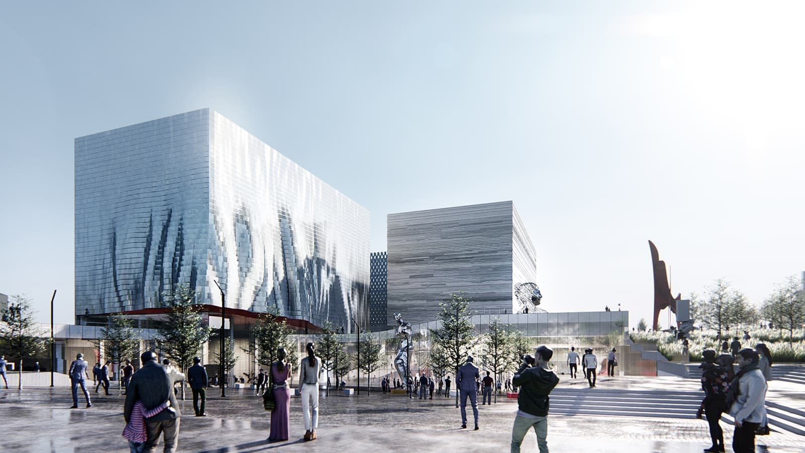 Межмузейный кластер в Новой Москве. Рендеры бюро IQ