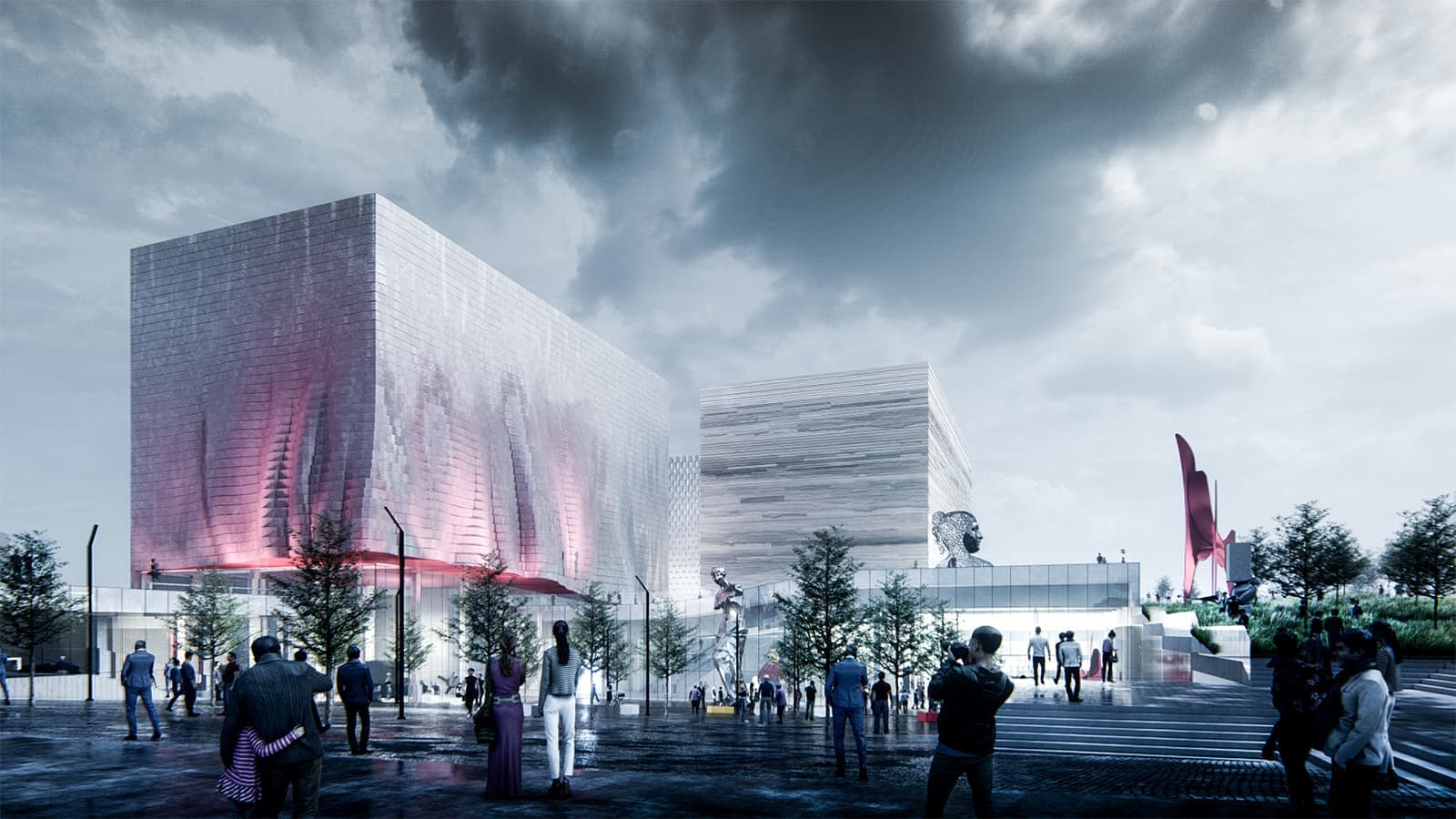 Межмузейный кластер в Новой Москве. Рендеры бюро IQ