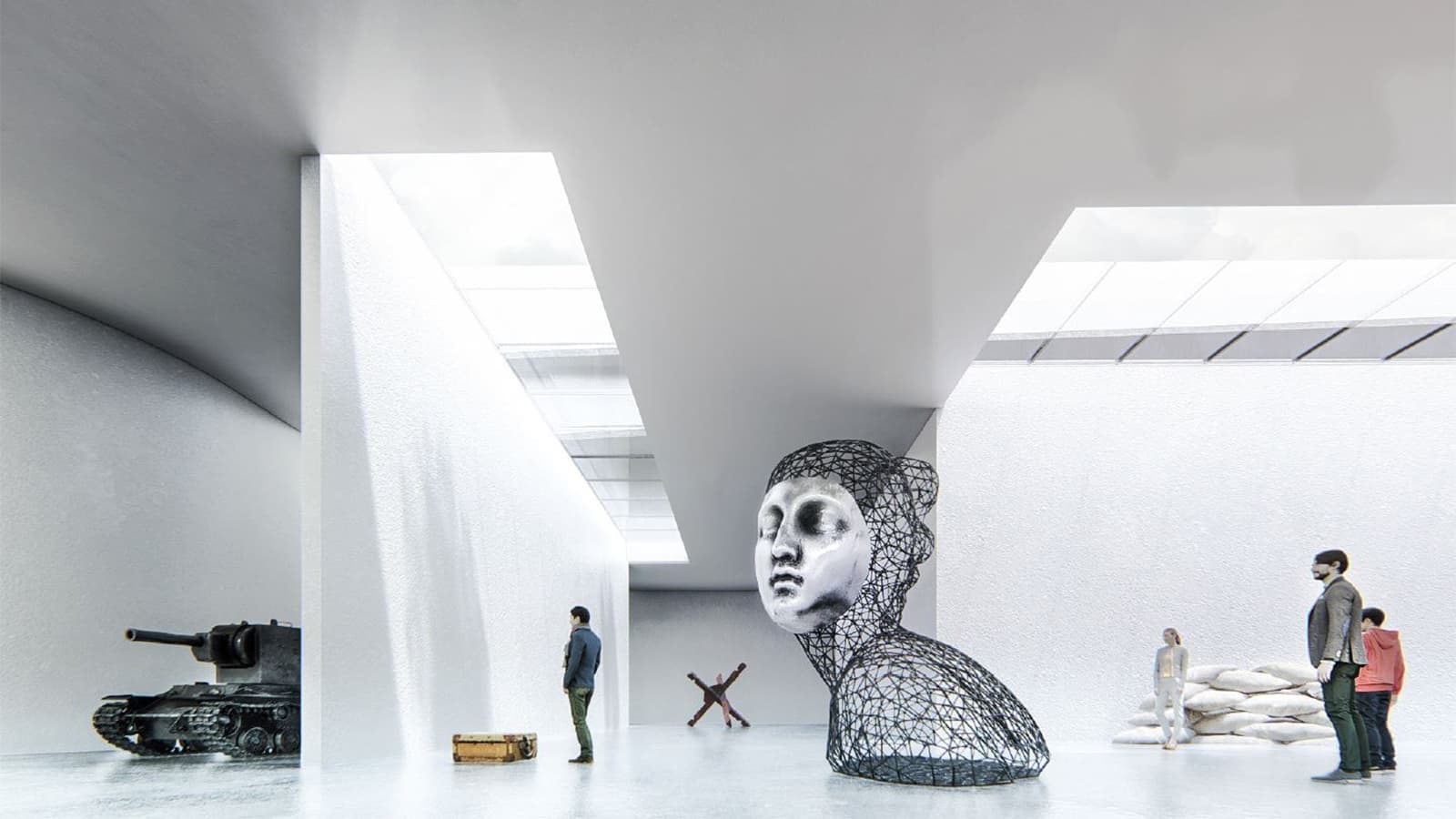 Межмузейный кластер в Новой Москве. Рендеры бюро IQ