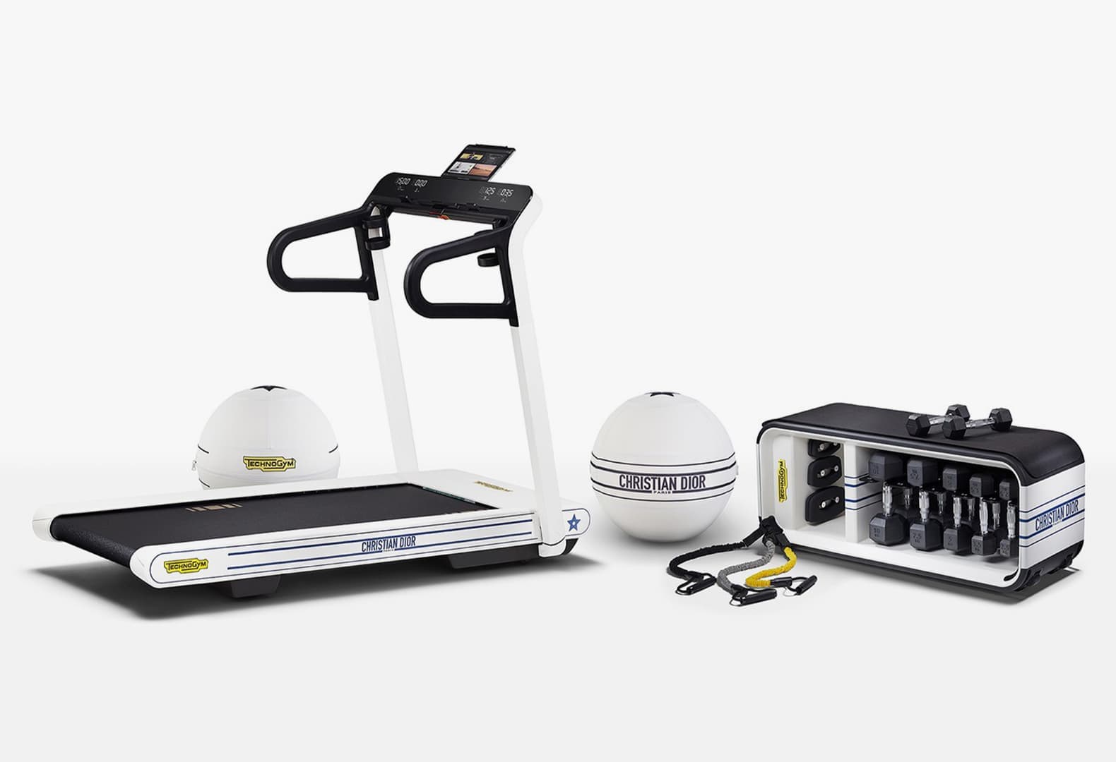 Коллекция спортивного оборудования от Dior и Technogym