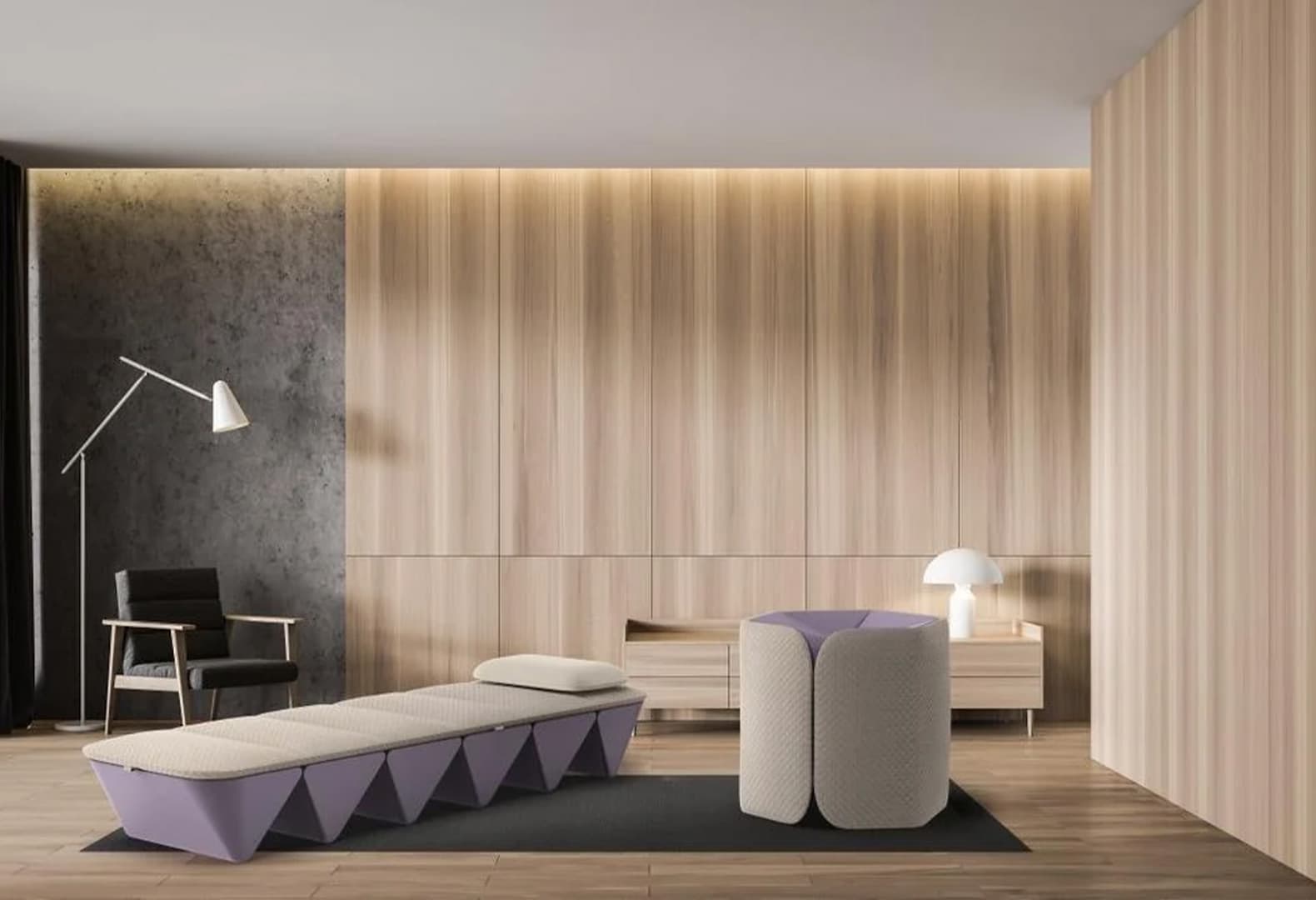 Кровать для медитации SoundBed, Fuseproject x Opus