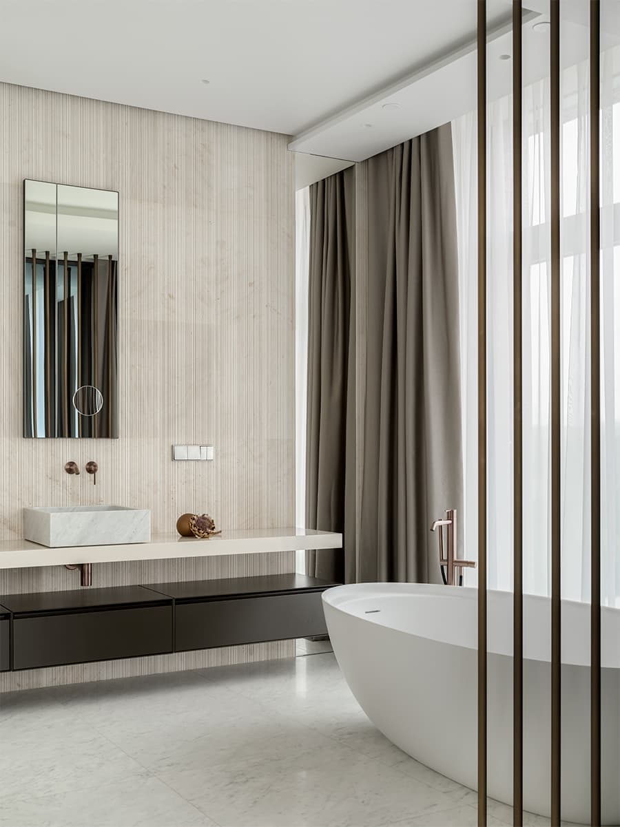 Теплый минимализм в московской квартире – проект бюро Kerimov Architects
