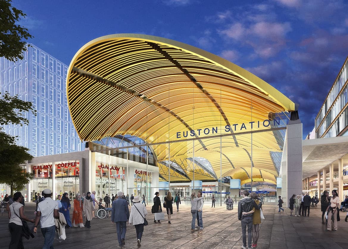Grimshaw разработали дизайн лондонской станции Euston HS2