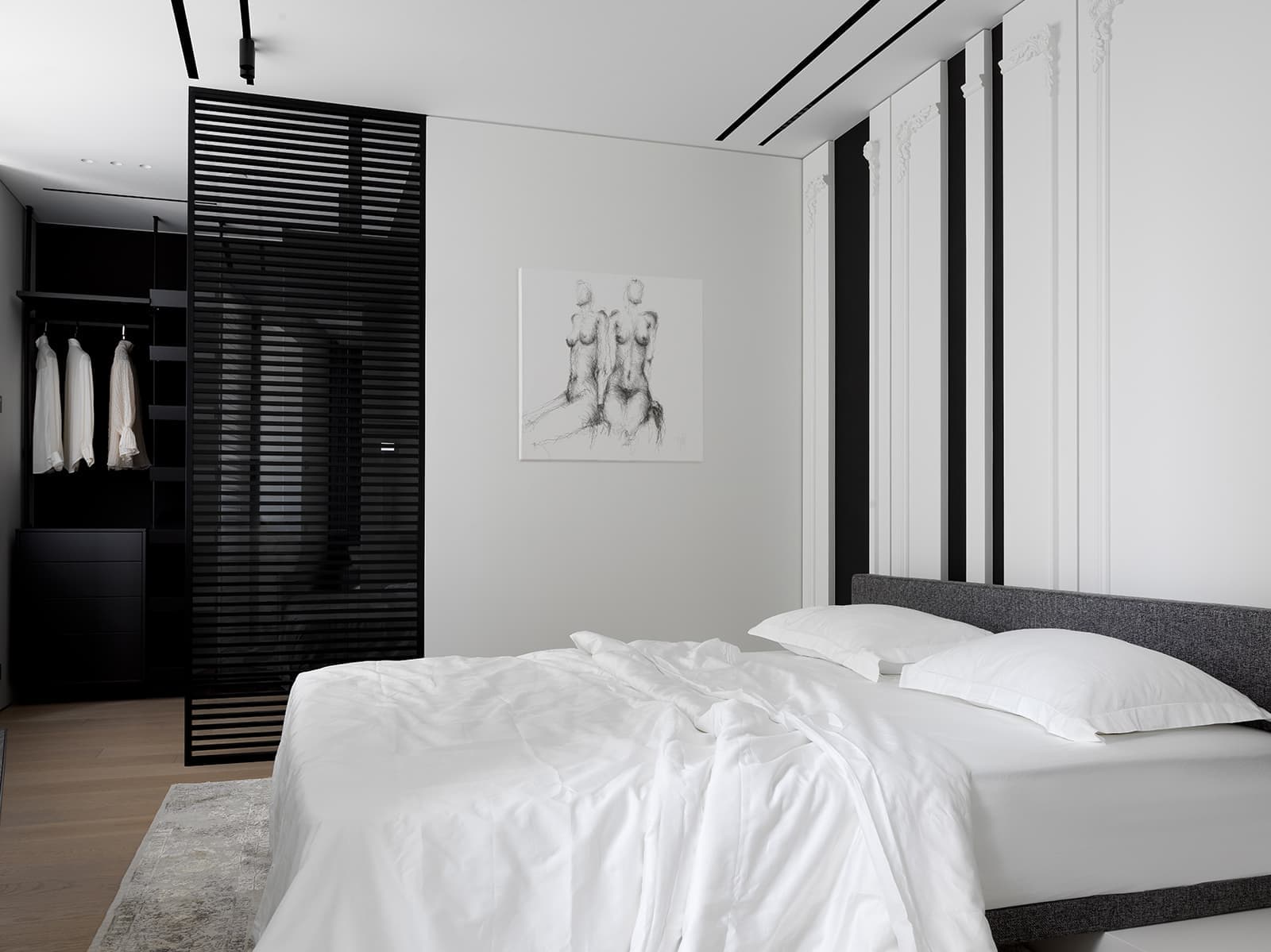 Минималистичная квартира с необычными молдингами – проект ARTIMITRO INTERIORS