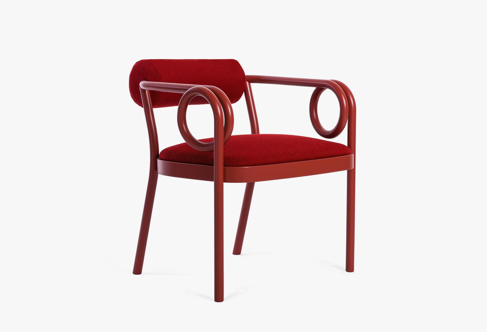 Стул Loop, Индия Мадави и Gebrüder Thonet Vienna