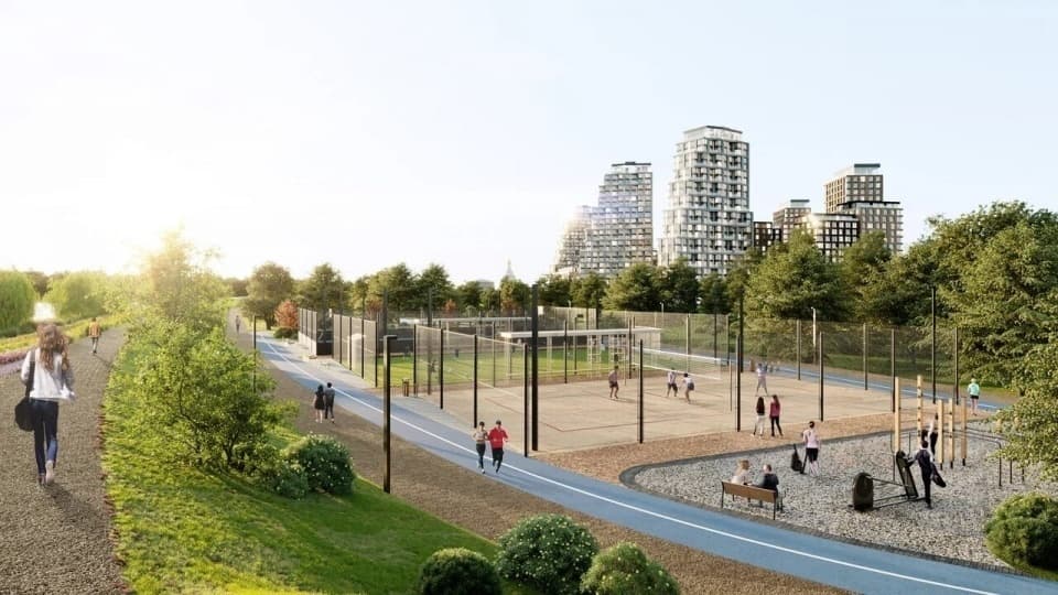 На новой набережной Москвы-реки появится экопарк по проекту бюро Wowhaus