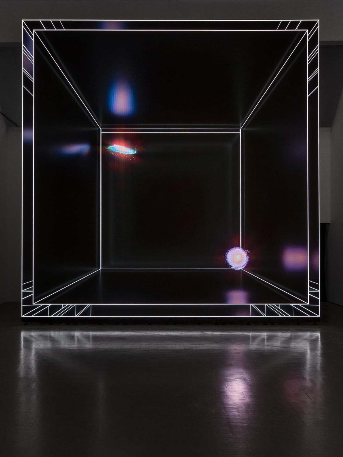 Инсталляция Рефика Анадола для выставки Unknown Unknowns. Фото: © DSL Studio
