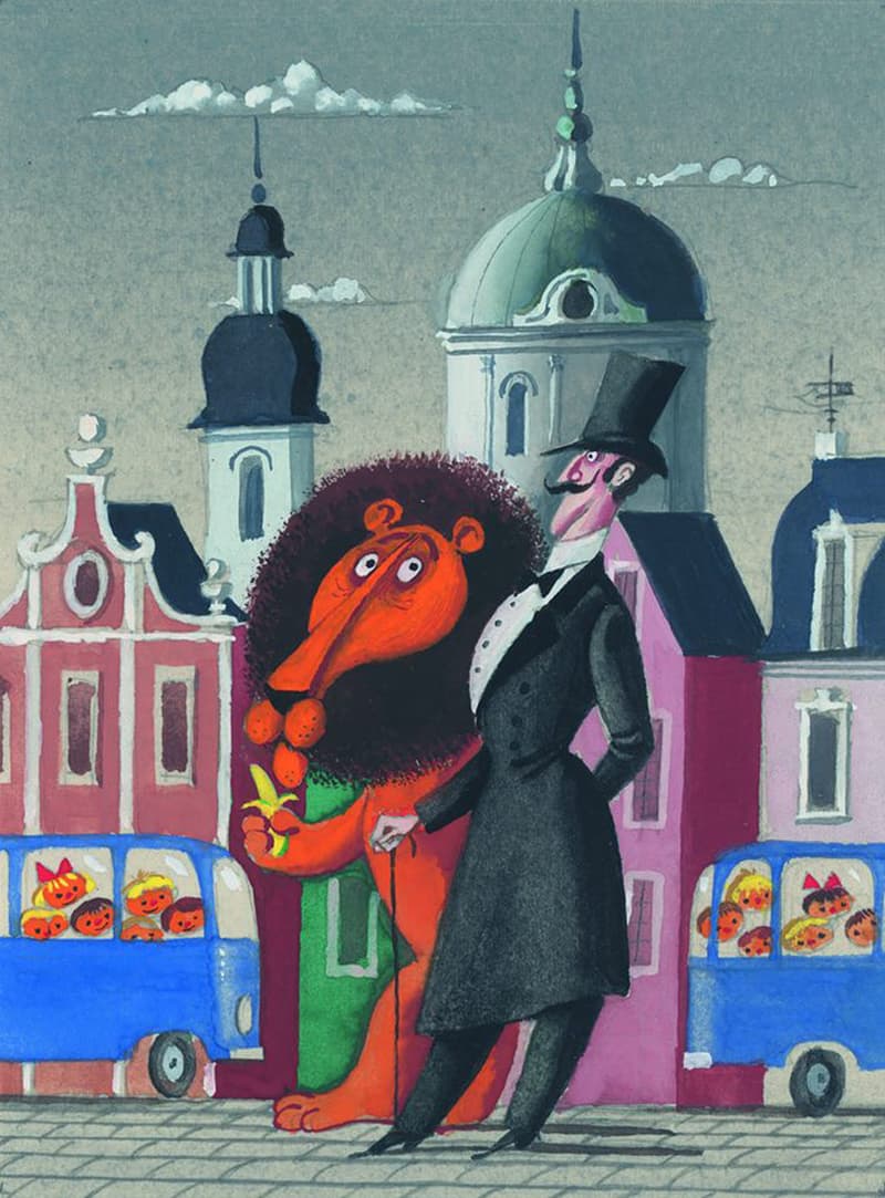 Иллюстрации Сергея Алимова. Фото: Российская государственная детская библиотека