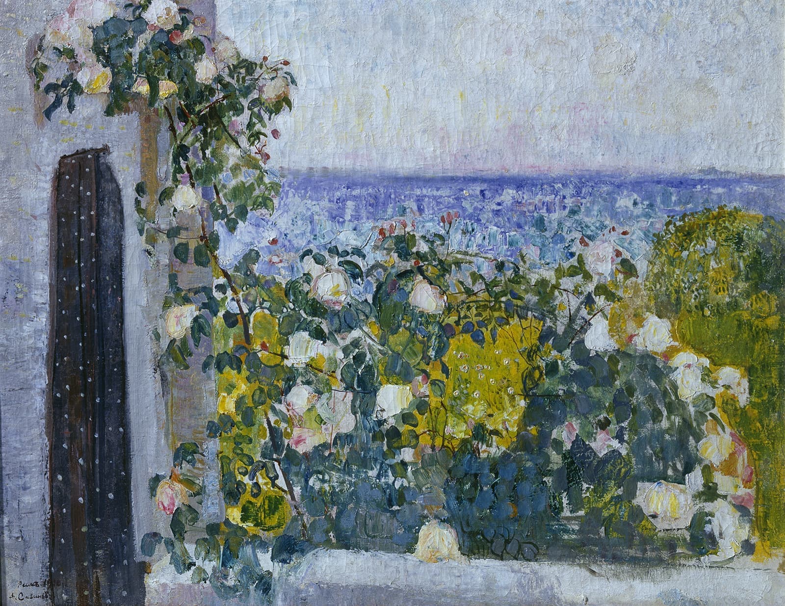 Александр Савинов. «Балкон, увитый цветами. Рим», 1910. Волгоградский музей изобразительных искусств им. И. И. Машкова