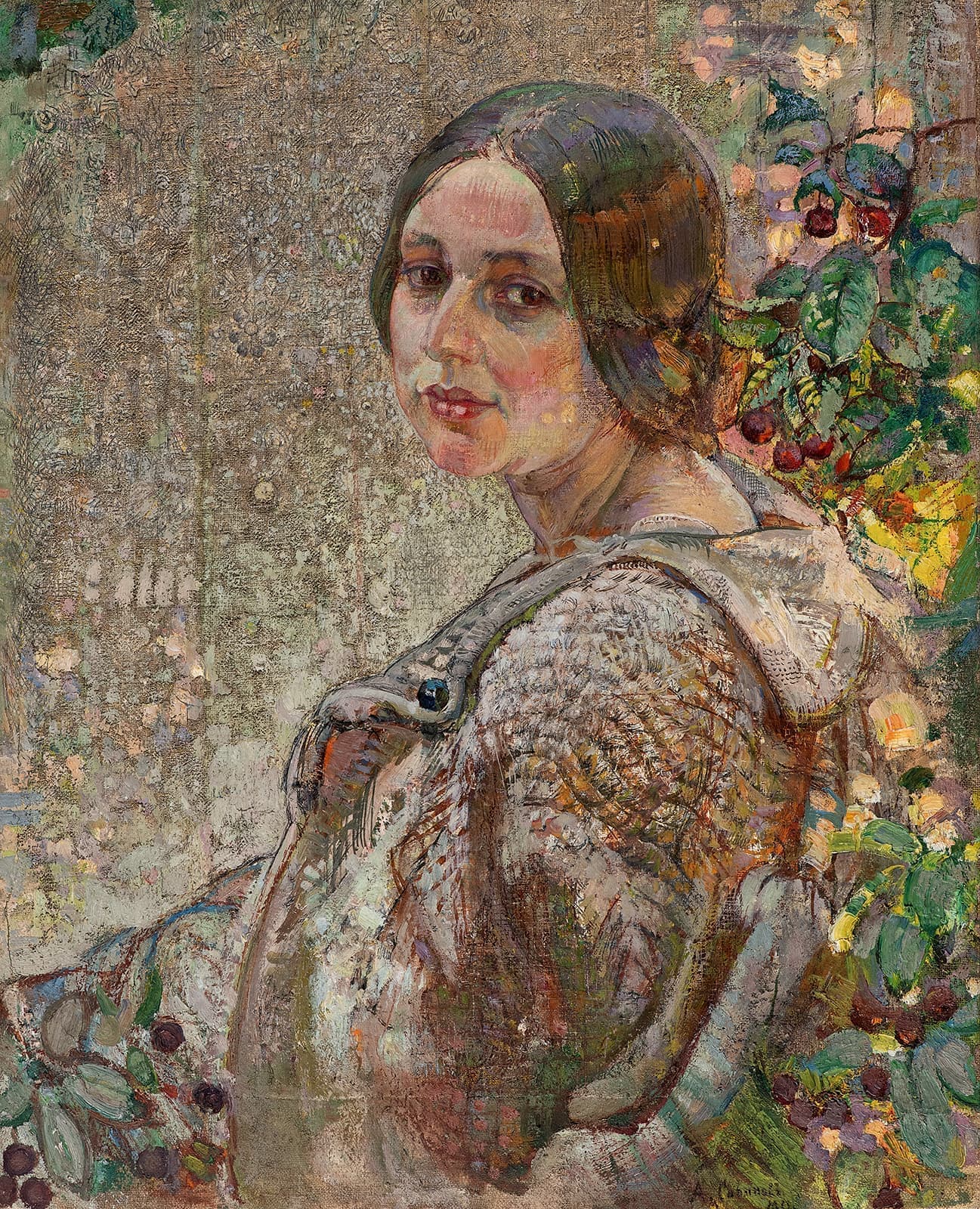 Александр Савинов. «Портрет Лии Цитовской», 1909. Государственный Русский музей