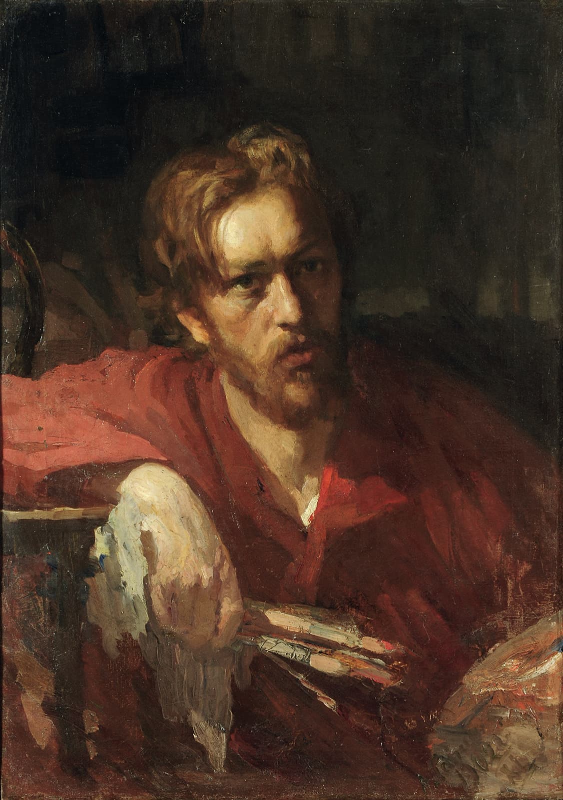 Александр Савинов. «Автопортрет», 1902. Саратовский государственный художественный музей им. А. Н. Радищева