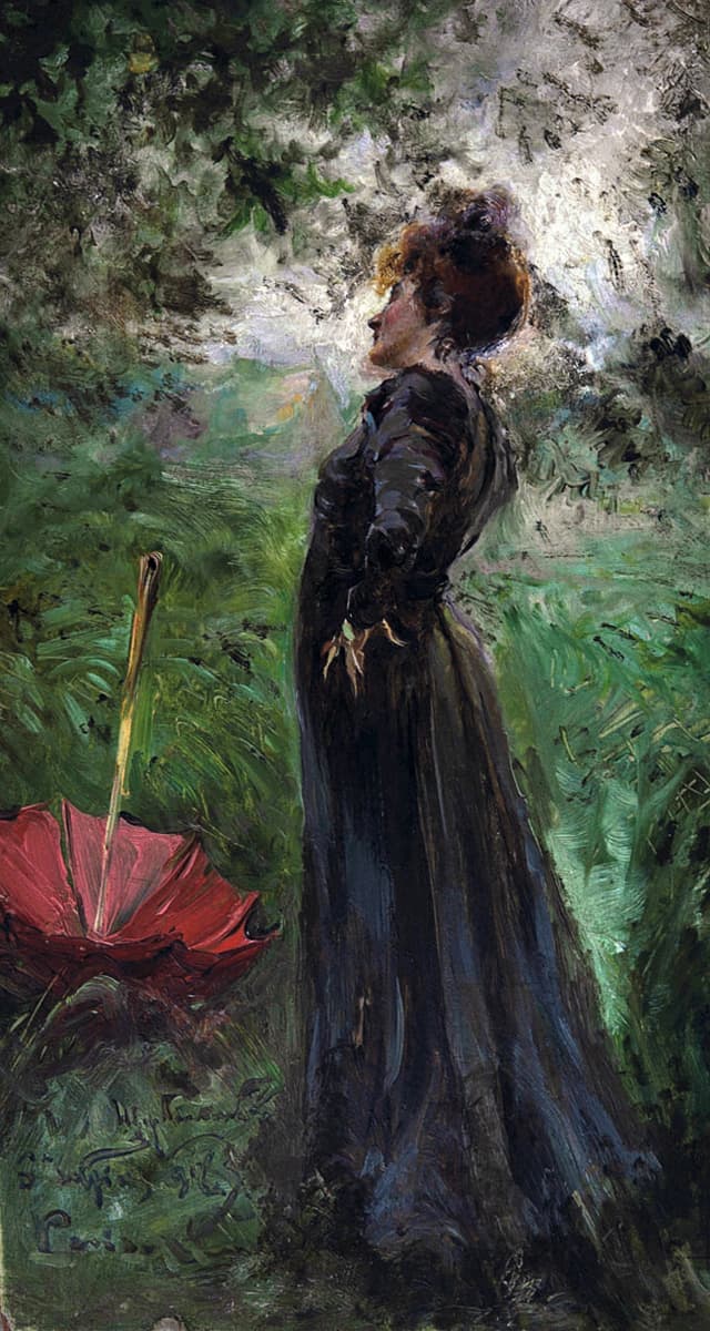 Дмитрий Щербиновский. Рене. 1898. Музей-усадьба А. М. Герасимова. Филиал Тамбовской областной картинной галереи