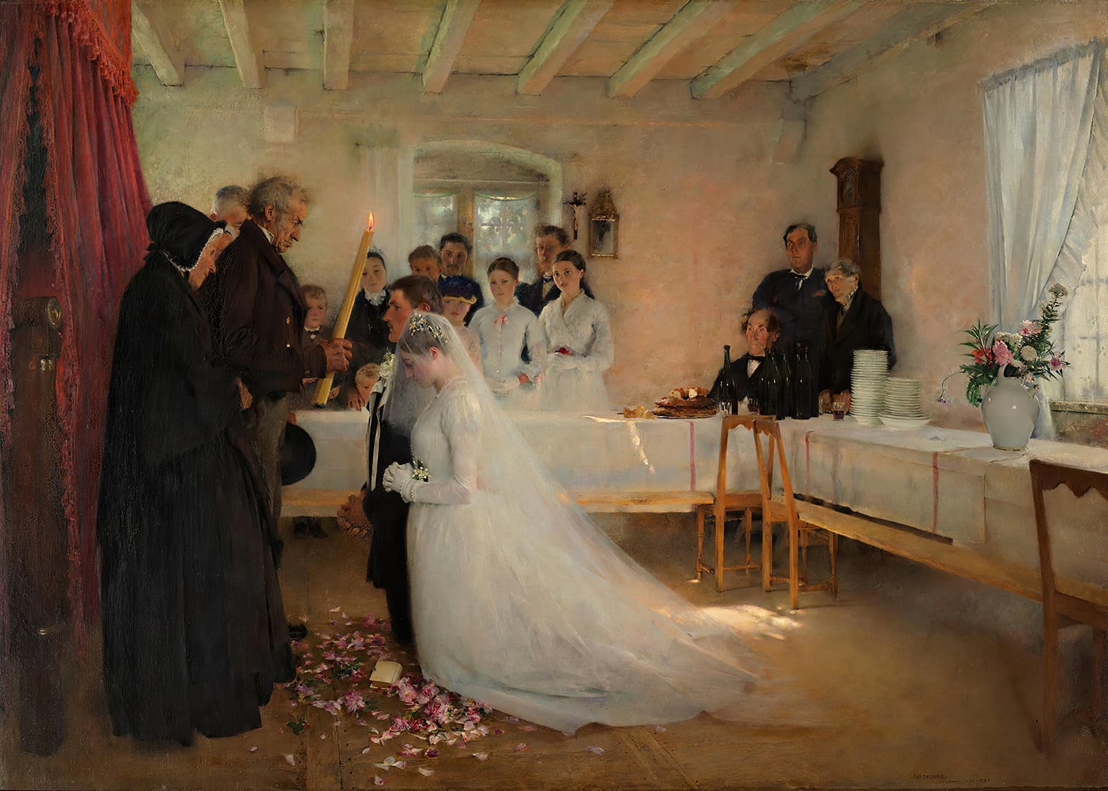 Паскаль Даньян-Бувре. Благословение новобрачных. 1880–1881. Государственный музей изобразительных искусств им. А. С. Пушкина