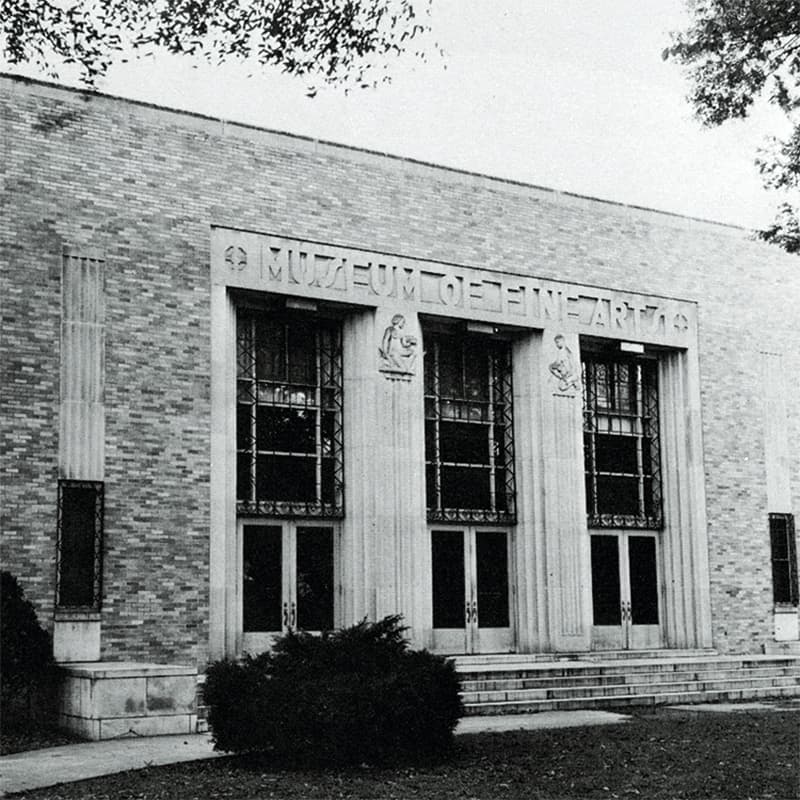 Оригинальный фасад здания музея, 1937 год. Фото: The Museum of Fine Arts