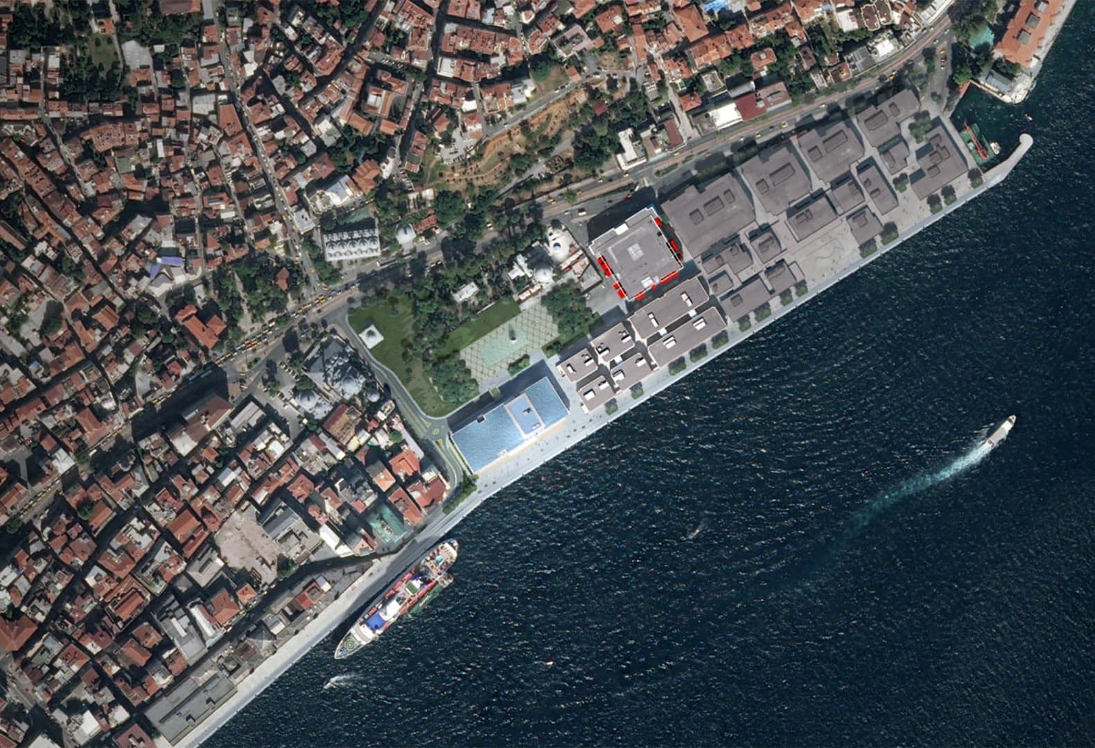 Расположение музея Istanbul Modern. Фото: Renzo Piano Building Workshop