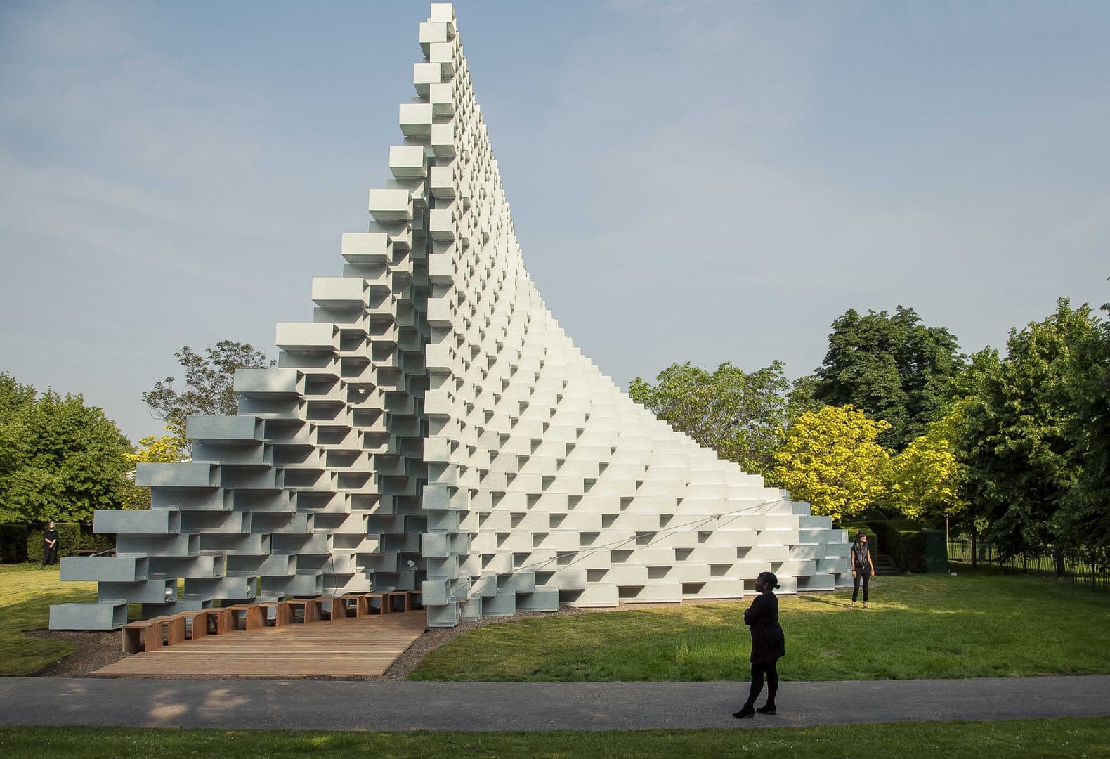 Serpentine Summer Pavilion by Bjarke Ingels, 2016, Kensington Gardens