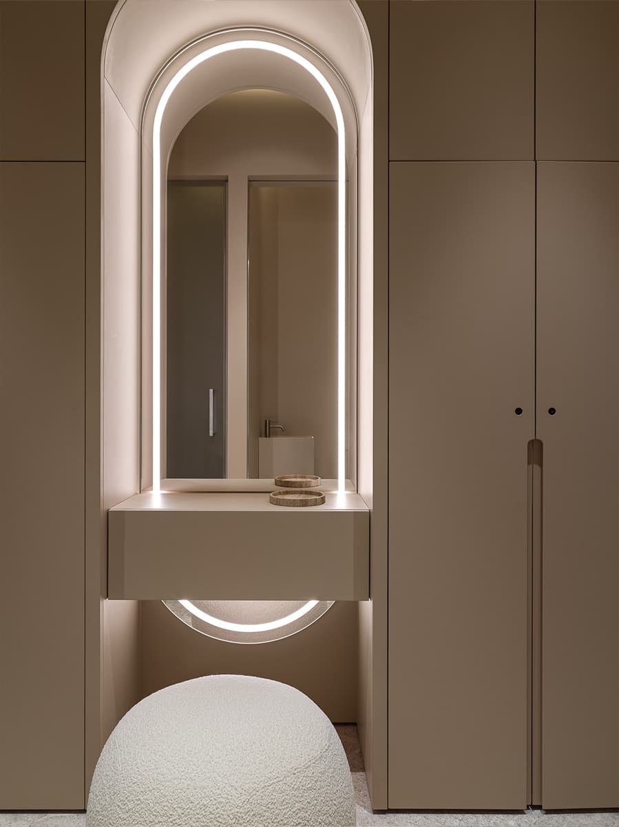 Медитативный интерьер без единого угла — проект бюро Babayants Architects