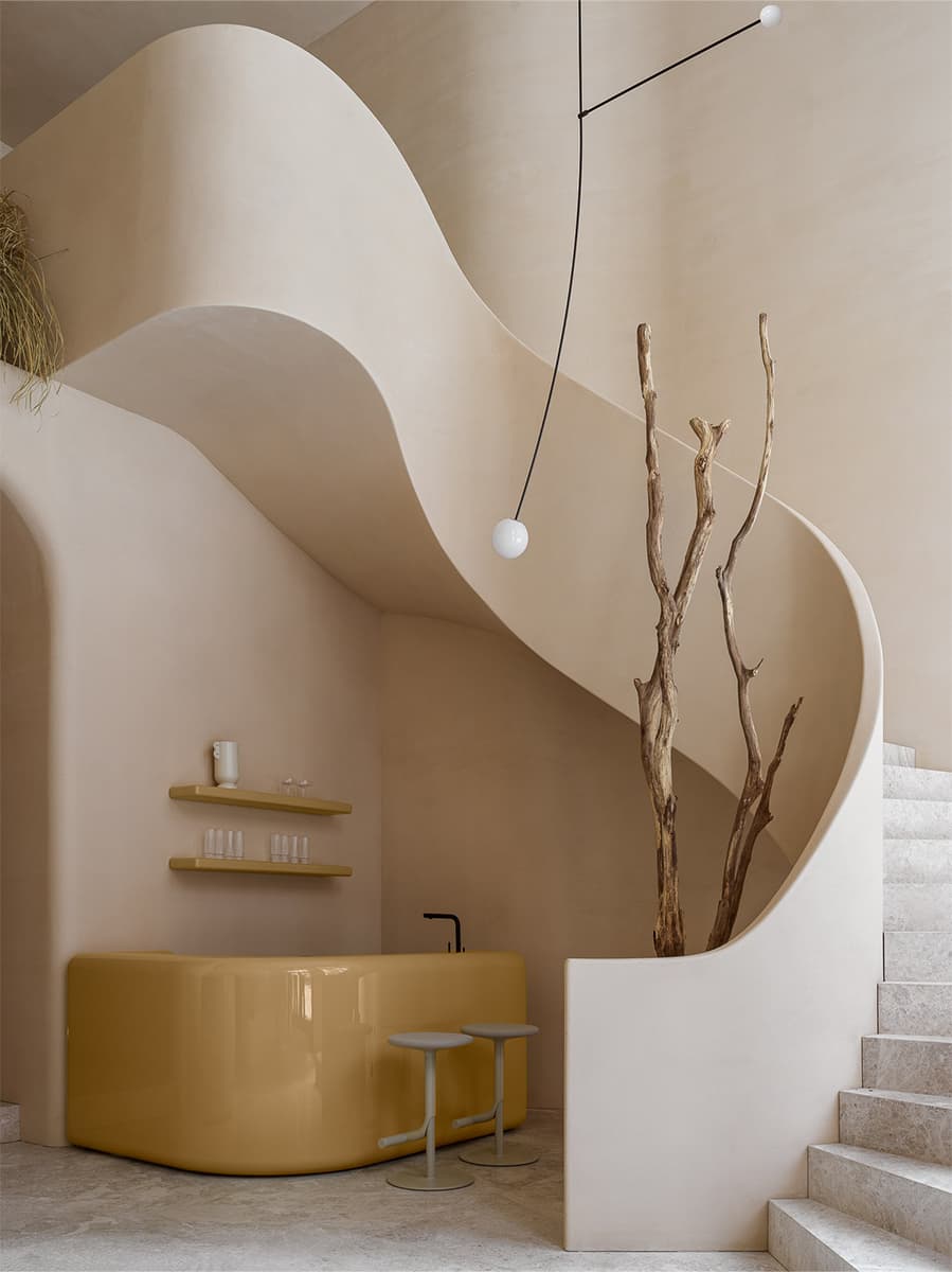 Медитативный интерьер без единого угла — проект бюро Babayants Architects